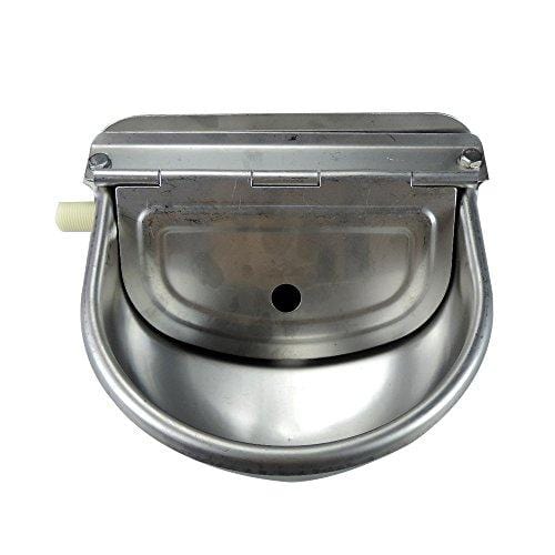 Stainless Steel Automatic Waterer Bowl Horse Cattle Goat Sheep Pig Dog Float Valve Water Trough Farm Supplies Livestocktool