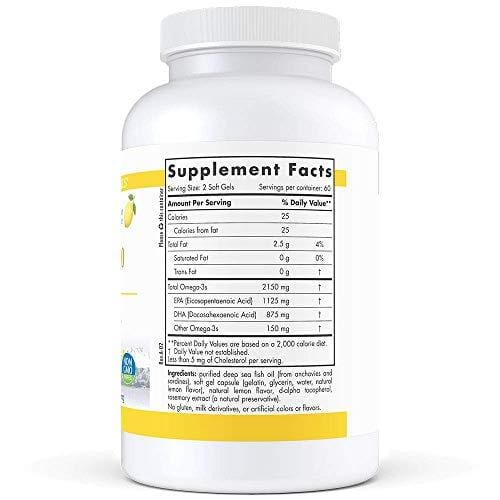 Nordic Naturals Proomega 2000 Fish Oil 1125 Mg Epa