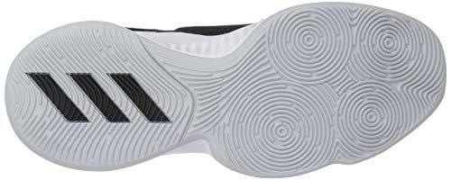 adidas Men's Explosive Bounce 2018 Basketball Shoe, Black/Silver Metallic/Light Solid Grey, 11 M US