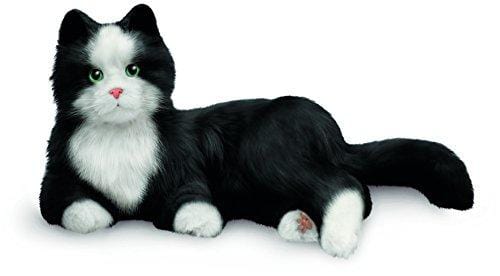 JOY FOR ALL Ageless Innovation Companion Pets | Black & White Tuxedo Cat | Lifelike & Realistic