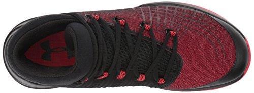 Under Armour Men's NXT TB Basketball Shoe, Black (003)/Red, 10