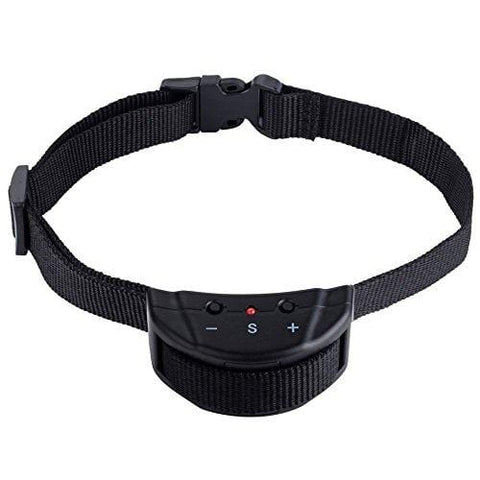 Vastar No Bark Dog Collar - Dog Collar, Training Anti Bark Shock Control with 7 Levels Button Adjustable Sensitivity Control, Stimulation of No Harm Warning Beep and Vibration for Dog (Black)