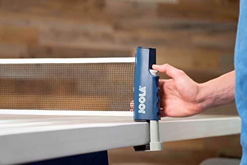 JOOLA Retractable Portable Table Tennis Net and Post Set (Adjustable Length) - Play Ping Pong Anywhere