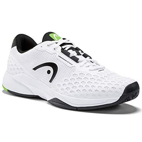 HEAD Men's Revolt Pro 3.0 Tennis Shoes, White/Black (10.5 US)