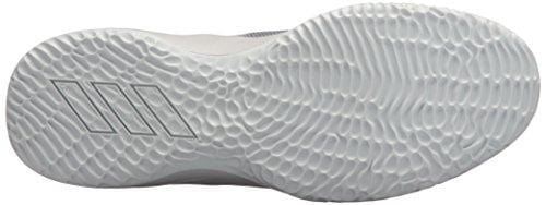 adidas Performance Men's Rise up 2 Basketball Shoe, Grey Three/White/Medium Grey Heather, 8.5 M US