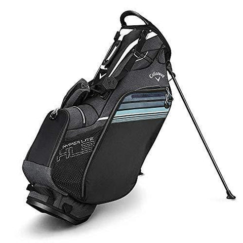 Callaway Golf 2019 Hyper Lite 3 Stand Bag, Black/White, Double Strap
