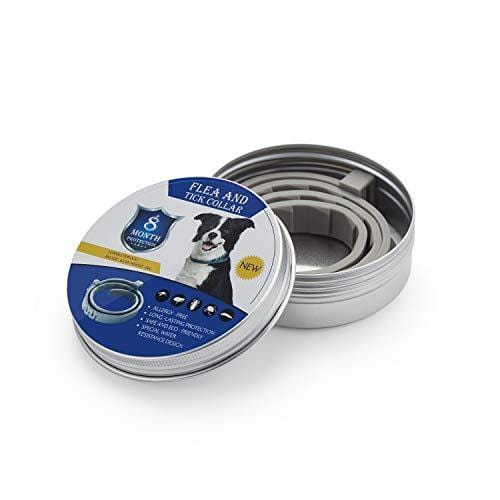 Xawy Flea & Tick Collar for Large & Small Dogs Hypoallergenic & Waterproof Tick Prevention & Flea Control Dog Collar for 8 Months of Protection