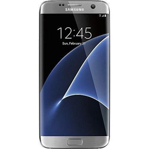 Samsung S7 EDGE G935V 32GB, Verizon/GSM Unlocked, Silver Titanium (Renewed)