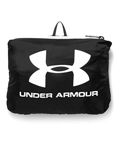 Under Armour Packable Backpack, Black (004)/White, One Size