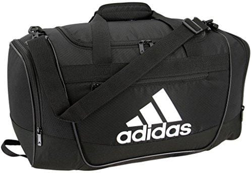 adidas Defender III Duffel Bag, Black/White, Large