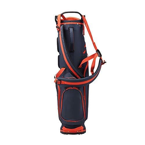 TaylorMade 2019 LiteTech 3.0 Stand Golf Bag, Navy/Blood Orange