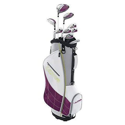 Wilson Ultra Ladies Left-Handed Super Long Golf Club Set with Cart Bag