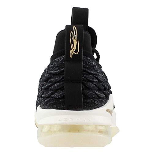 Nike Men's Lebron 15 Low Basketball Shoes (11.5, Black/Gold)
