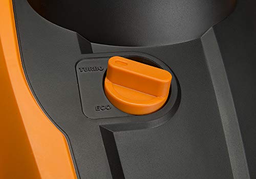 WORX WG744 40V Power Share 4.0 Ah 17" Lawn Mower w/ Mulching (2x20V Batteries),Orange