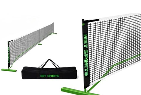 Net Sports Portable Pickleball Net Regulation Size 22 FT Pickle Ball Net for Driveway | Carry Pickleball Bag Nets and Accessories | Outdoor Pickleball Training Aids and Practice w/Easy Instructions