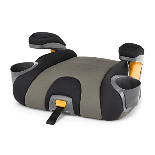 Chicco KidFit Zip 2-in-1 Belt Positioning Booster Car Seat, Steel Grey