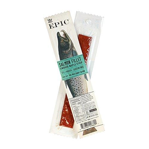 Epic Snack Strips, Smoked Salmon Maple, 0.8 oz. (20 Count)