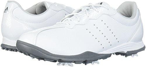 adidas Women's W Adipure DC Golf Shoe, FTWR White Silver met, 8.5 Medium US [product _type] adidas - Ultra Pickleball - The Pickleball Paddle MegaStore