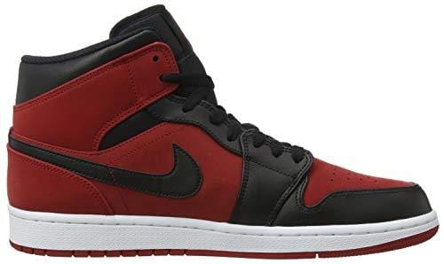 NIKE Jordan Men's Air Retro 1 Basketball Shoe, Gym Red/Black-White (610), 13