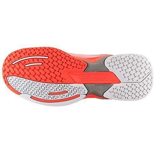 Babolat Junior Jet All Court Tennis Shoes, Fandango/Fluo Pink (Kids' Size 3)