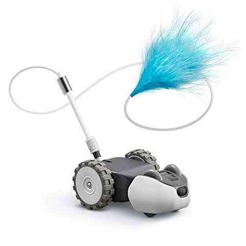 Petronics Mousr Interactive Robotic cat Toy | Plays Automatically or by Smartphone Control | Voted Best cat Toy 2018