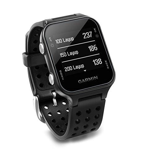 Garmin Approach S20, GPS Golf Watch with Step Tracking, Preloaded Courses, Black