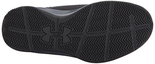Under Armour Boys' Pre School Jet 2017 Basketball Shoe, Black (001)/Rhino Gray, 10.5K