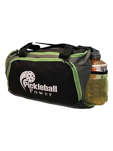 Pickleball Marketplace Very Popular Weekender Sports Duffle Bag - New - Carries Paddles & Pickleball Gear - Built with a Spacious Main Compartment. Lime Green/Black