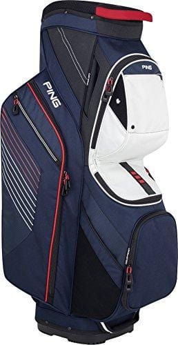 PING Traverse Cart Bag | Navy/White/Red