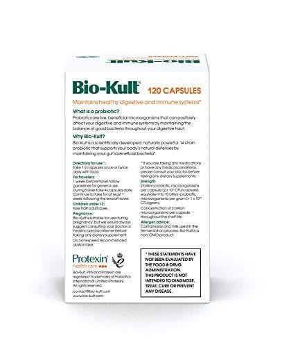 Bio-Kult Advanced 14 Strain Probiotic Supplement  - Probiotics for Maintaining Healthy Digestive and Immune Systems - Pack of 120 Capsules