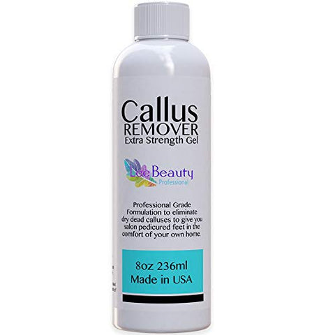 8oz Callus Remover gel for feet for a professional pedicure. Better results than, foot file, pumice stone, foot scrubber, foot buckets & callus shaver. Rid ugly callouses from feet in minutes!