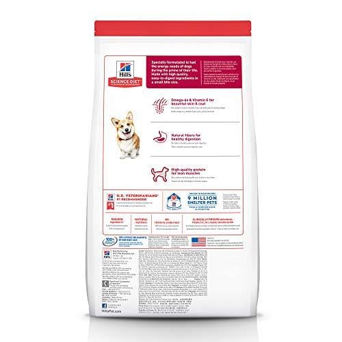 Hill's Science Diet Dry Dog Food, Adult, Small Bites, Chicken & Barley Recipe, 35 lb Bag