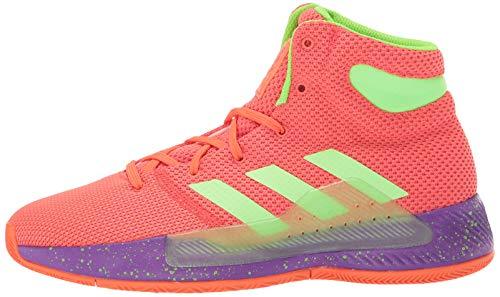 adidas Unisex Pro Bounce Madness 2019, True Orange/Solar Green/Shock red, 3.5 M US Big Kid