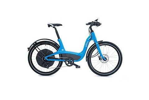 Elby Bike 9 Speed Electric Bike, Blue, 16.5"/One Size