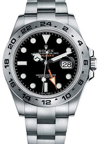 Rolex Explorer II Black Dial Stainless Steel Men's Watch 216570