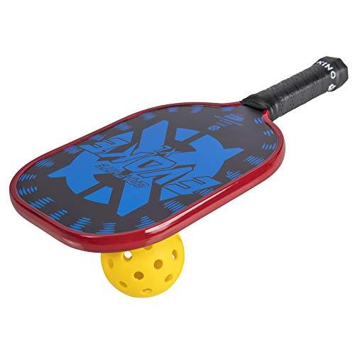 Onix Graphite Evoke XL Pickleball Paddle Features Polypropylene Core, Graphite Face, and Oversized Shape