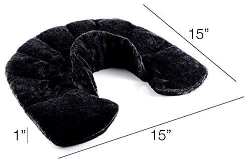 Heating Pad for Neck and Shoulders | Microwavable Weighted Heat Therapy Wrap with 100% Natural Aromatherapy Herbs | Microwave Hot/Cold Pack for Pain & Anxiety Relief, Tension Headache Migraines & More