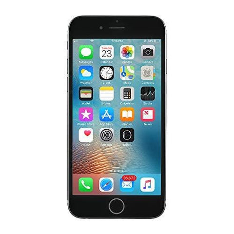Apple iPhone 6S, Fully Unlocked, 16GB - Space Gray (Renewed)