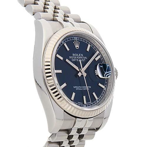 Rolex Datejust Mechanical (Automatic) Blue Dial Mens Watch 116234 (Certified Pre-Owned)