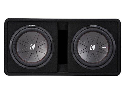 Kicker Dual 43DCWR122 12-Inch 2000W Loaded Subwoofer Enclosure