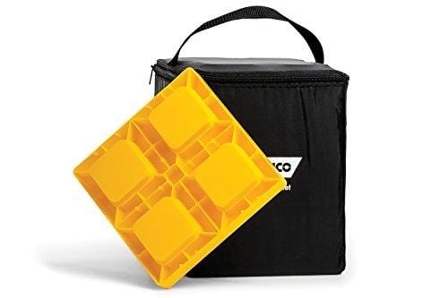 Camco Heavy Duty Leveling Blocks, Ideal For Leveling Single and Dual Wheels, Hydraulic Jacks, Tongue Jacks and Tandem Axles (10 pack, Frustration-Free Packaging) - 44510