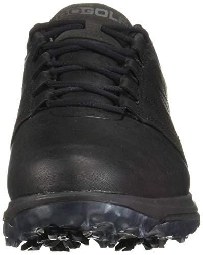 Skechers Men's Pro 4 Waterproof Golf Shoe, Black 9 M US