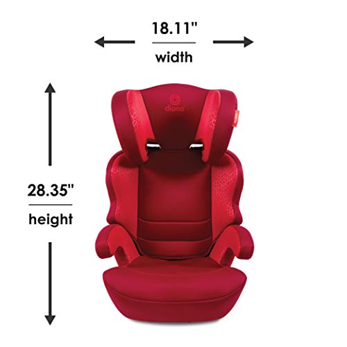 Diono Everett NXT Fix High Back Booster Seat, Red