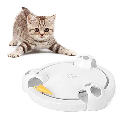 Running Pet Cat Toy, Interactive Automatic Toy for Cat or Kitten, Adjustable Electronic Battery Operated Toy