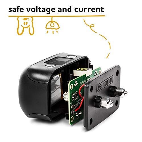 StopWoofer [Newest 2019] Humane Dog Bark Collar | Anti Barking Collar Small Dogs Medium Large Dogs | Rechargeable Anti bark Collar | No bark Collars Sound Warning Vibration Electric Stimulation