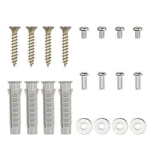 LWL Mounting RV TV Mount Bracket for 10-24 21.5 23.6 23.8 Flat Screen Kichen ViewSonic Maya Bedroom Living Dining Computer Monitors with 100x100 Loading 55lbs