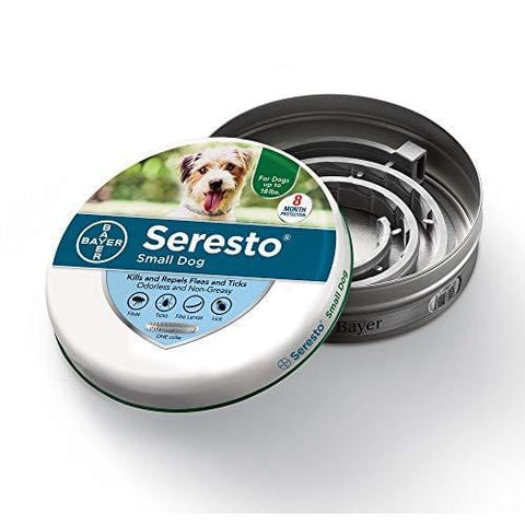 Bayer Animal Health Seresto Flea Tick 7-8 Month Collar for Small Dogs up To 18lbs