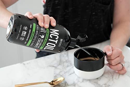 Premium MCT Oil derived only from Non-GMO Coconuts - 32oz BPA Free Bottle | Great in Keto Coffee,Tea, Smoothies & Salad Dressings | Non-GMO Project Verified & Vegan Certified (Unflavored)