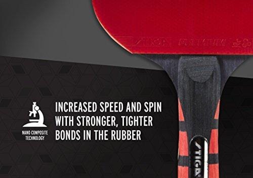 STIGA Evolution Performance-Level Table Tennis Racket Made with Approved Rubber for Tournament Play