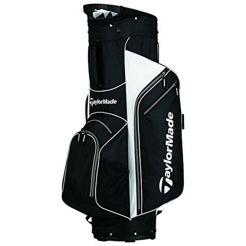 TaylorMade 2017 Golf Bag TM Cart Bag 5.0 BlkWht, Black/White